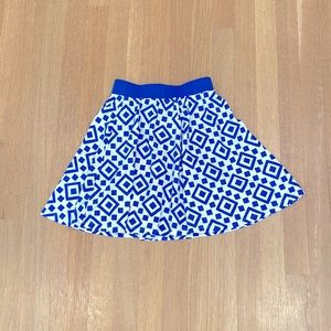 Tea Collection Girls Twirl Skort 8 Greek Tile